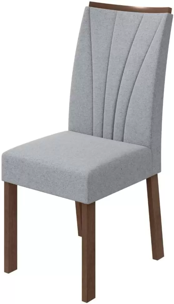 SILLA APOGEU LINO CLARO / IMBUIA CLEAN
