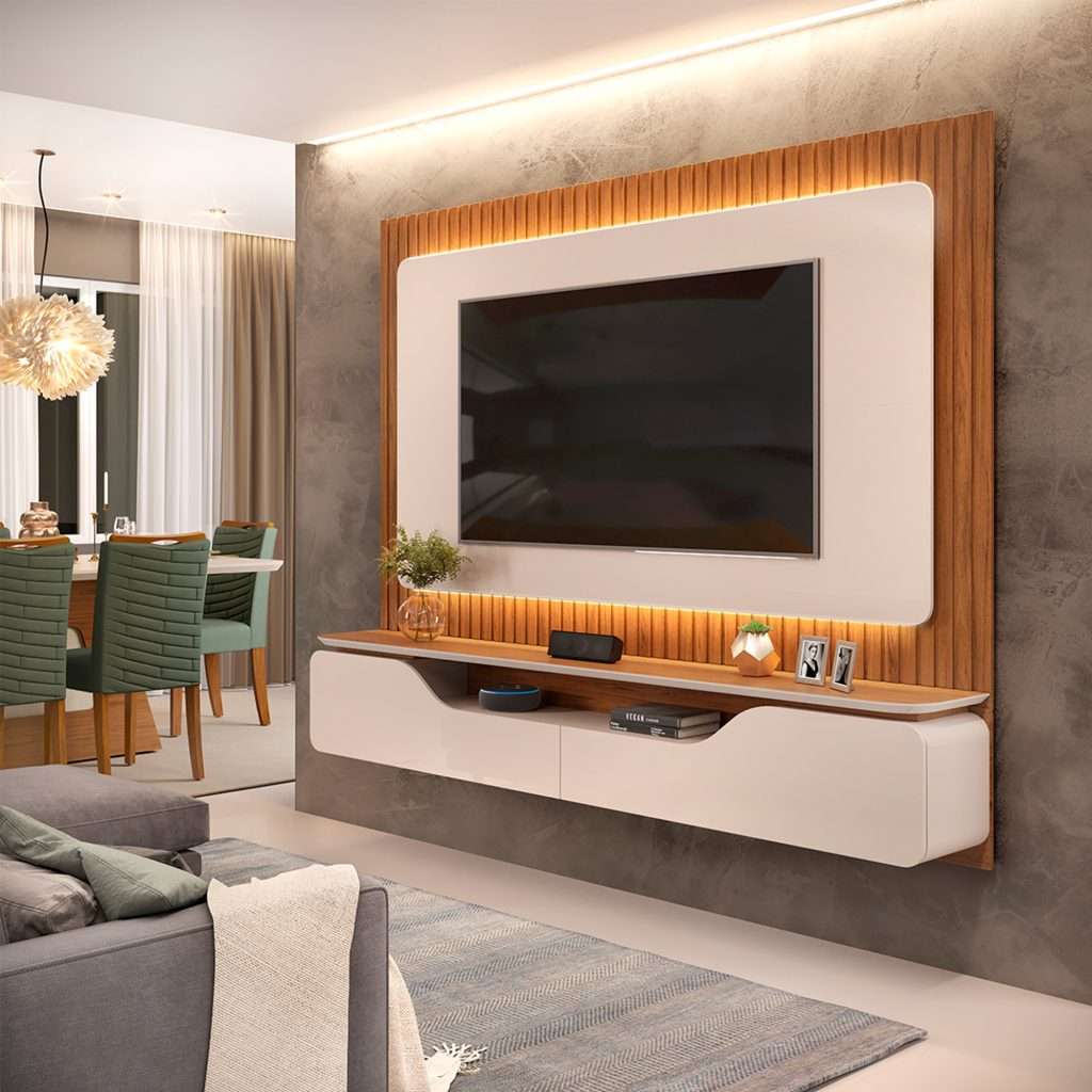 CENTRO ENT PANEL TREVISO OFF WHITE/ FREIJO