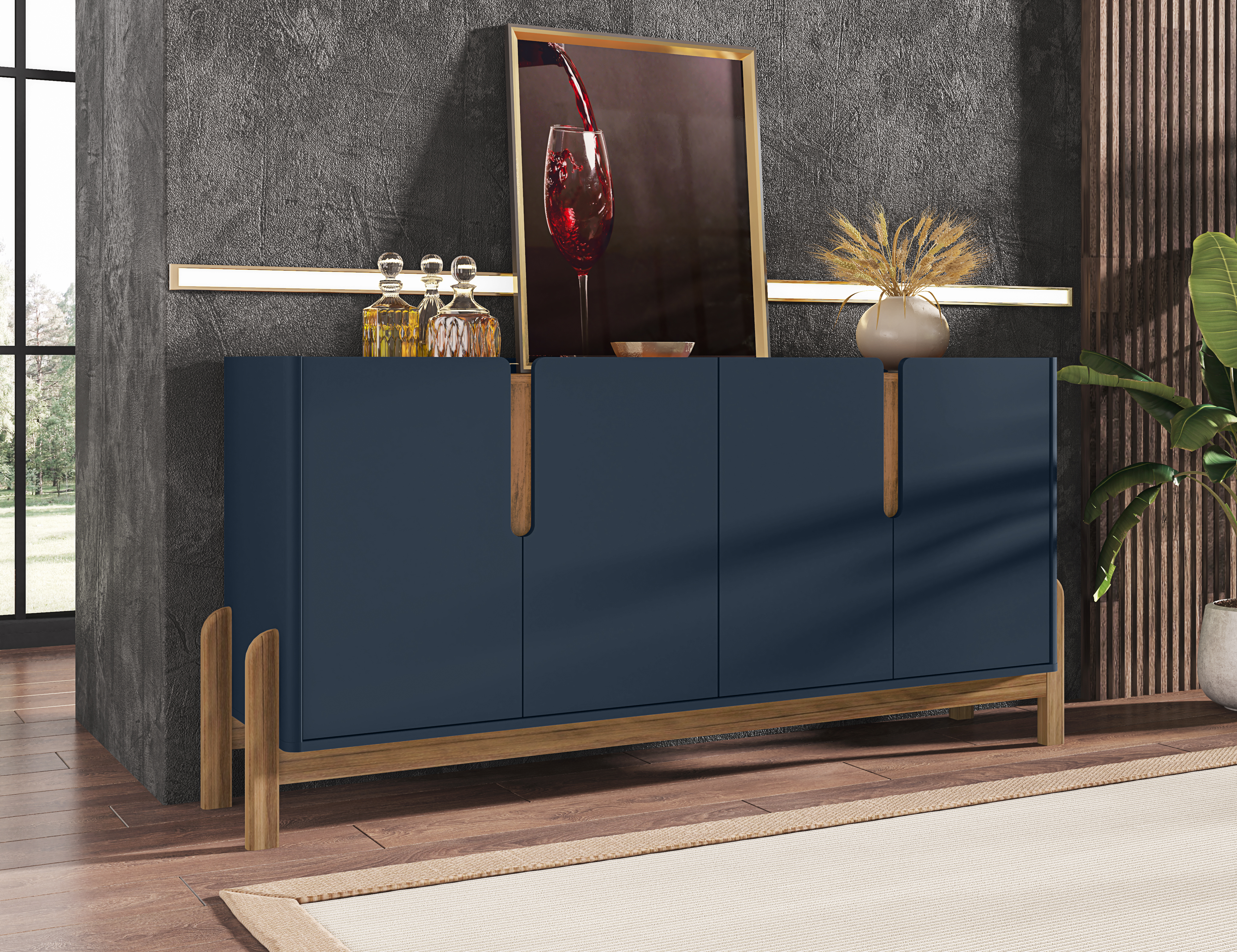 Buffet Lizz Cobalt