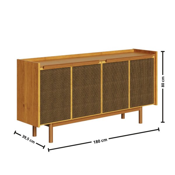 BUFFET DUNE 1.8 OFF WHITE/ NATURE - Imagen 2