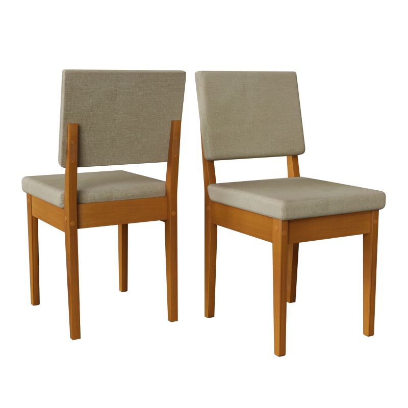 JUEGO DE COMEDOR FILADELFIA 1.70 CEREJEIRA CON SILLA MIAMI (6 PUESTOS) - Imagen 2