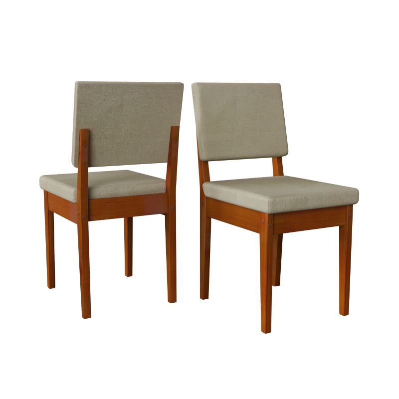 JUEGO DE COMEDOR CALIFORNIA 1.30 CARAMELO CON SILLA MIAMI (4 PUESTOS) - Imagen 3