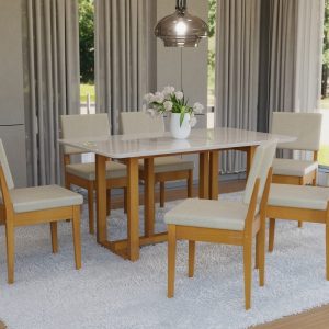 MESA DE COMEDOR FILADELFIA 1.60 CEREJEIRA