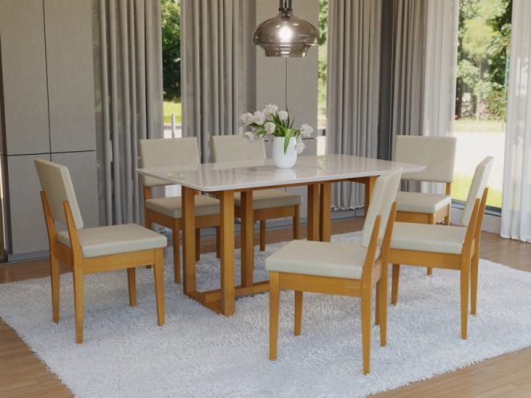 MESA DE COMEDOR FILADELFIA 1.60 CEREJEIRA
