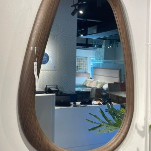 ESPEJO DE PARED MARRON