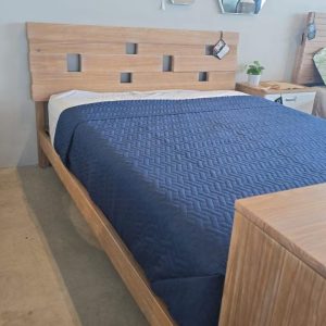CAMA QUEEN BRIONY HDBD & FTBD 5/0 06-BR. WHITE AND BR PECAN
