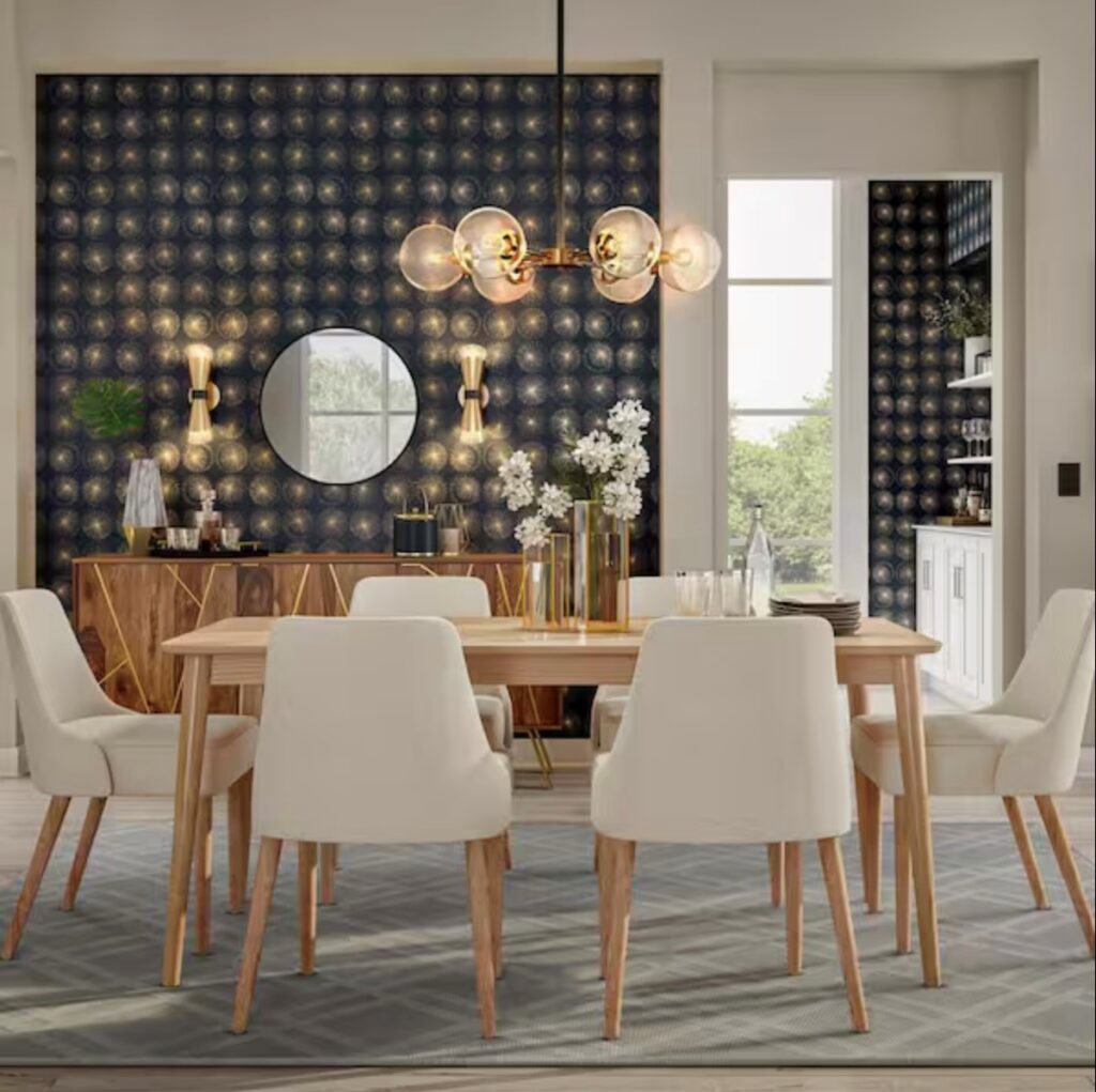 MESA DE COMEDOR SILLA STYLEWELL  NATURAL WOOD 6