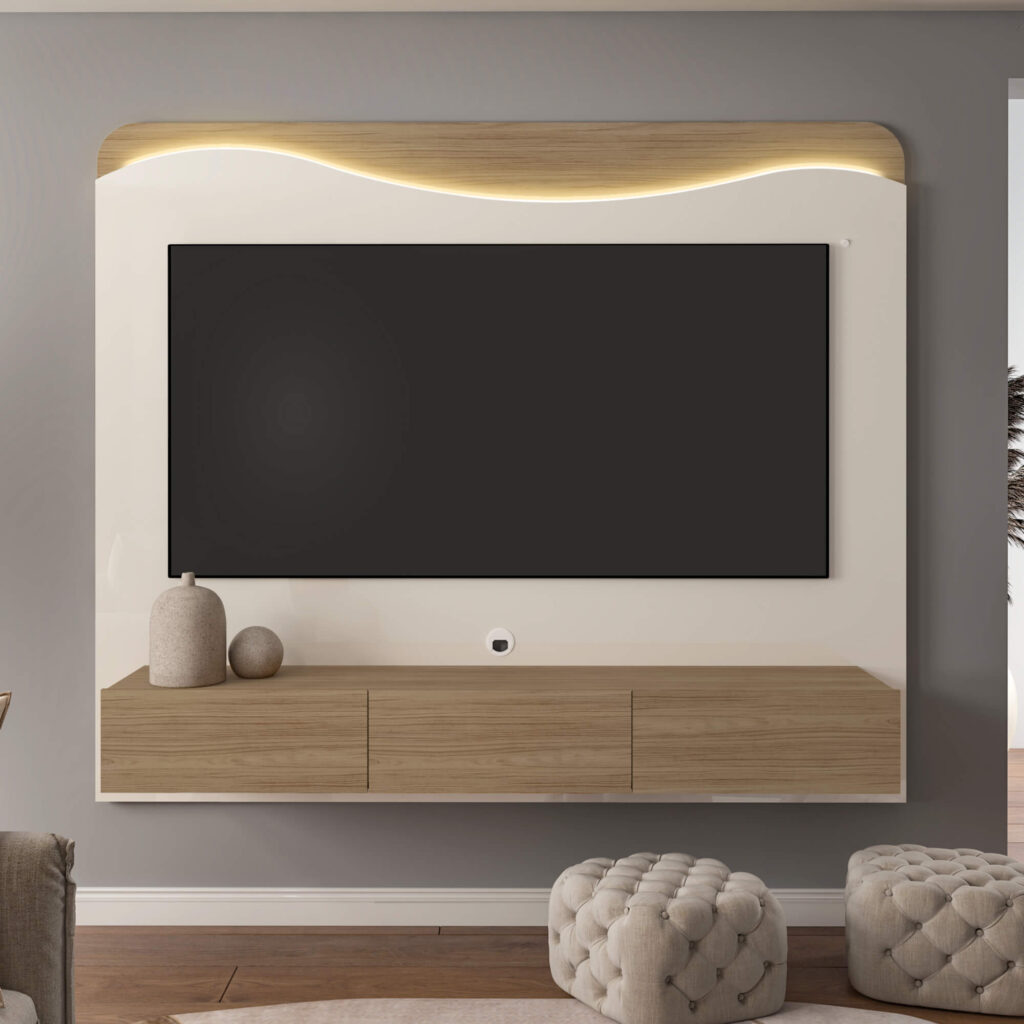 PANEL LUMIERE OFF WHITE/ROBLE