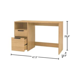 ESCRITORIO STY LE WELL BRAXTEN 47 IN RECTANGULAR LIGHT OAK BROWN FINI... - Imagen 3