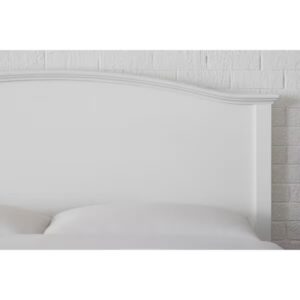 ESPALDAR STYLEWELL COLEMONT DE MADERA BLANCA CON RESPALDO CURVO KING ... - Imagen 3