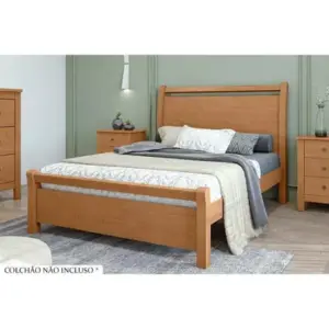 CAMA MATRIMONIAL REALI 140X190 AMENDOA CLEAN