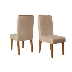SILLA LIA FREIJO/ LINHO BEGE