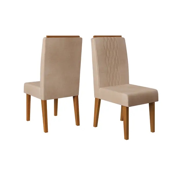 SILLA LIA FREIJO/ LINHO BEGE