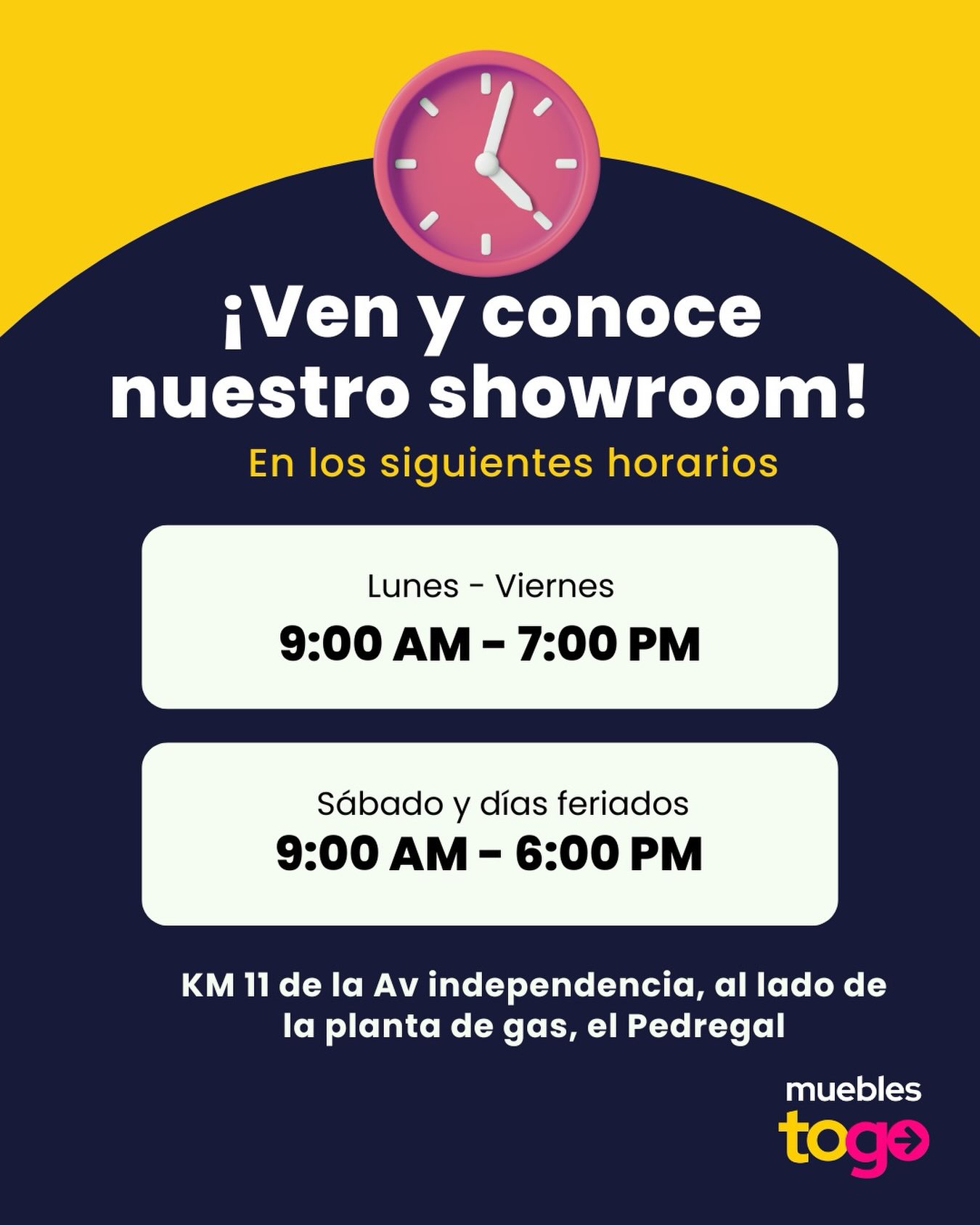 Última publicación: showroom de Muebles To Go